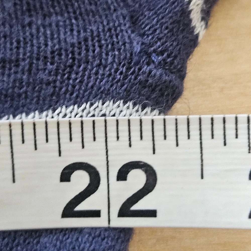 Polo Ralph Lauren Blue White Striped Pullover Sweater XL Coastal Preppy‎